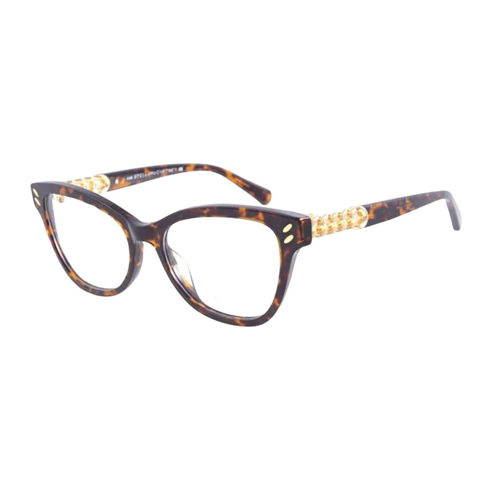 Stella Mccartney SC50005I Eyeglasses Havana Gold Acetate/Metal